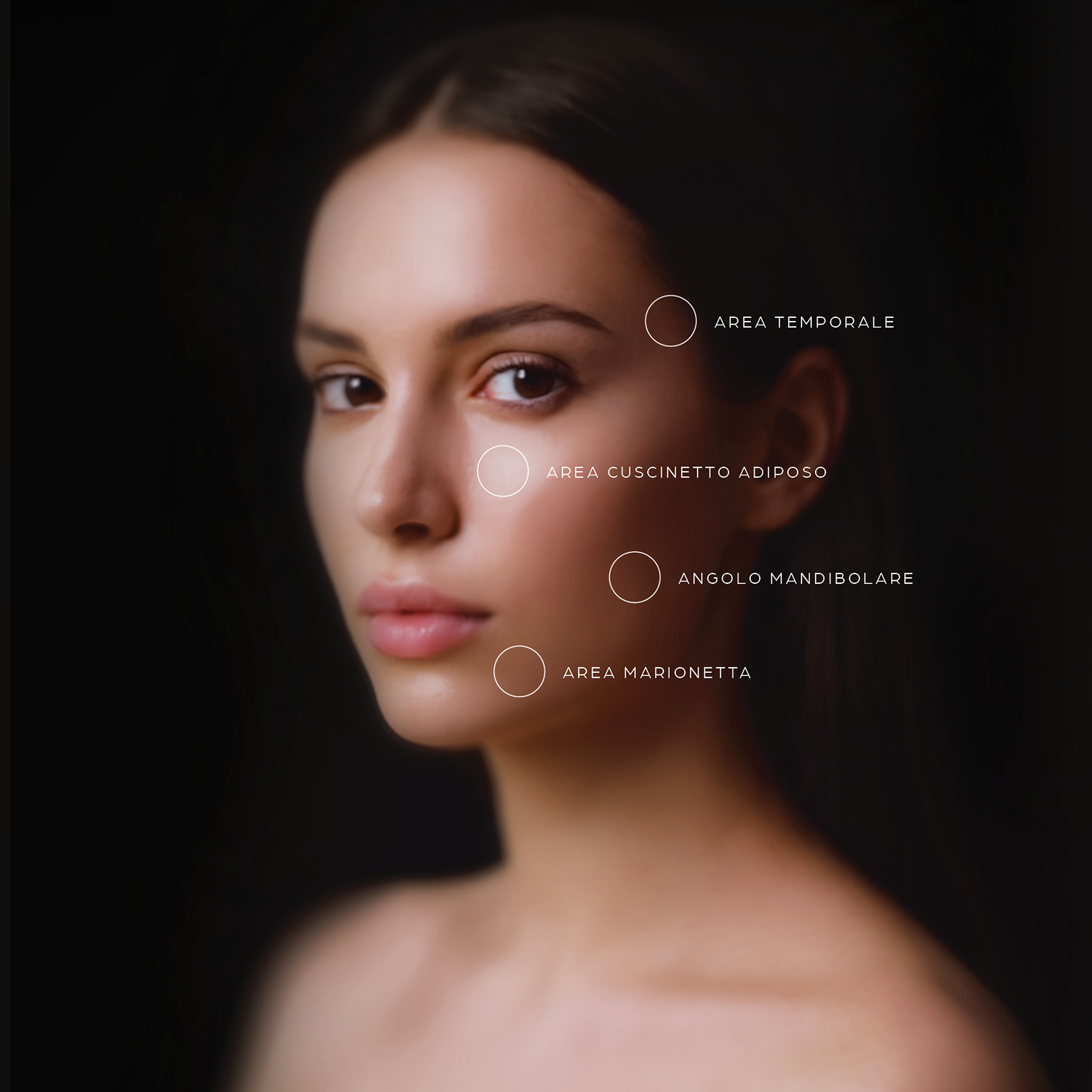 Modella con zone applicative Puresense 64